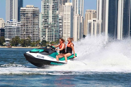 Gold Coast: safari de 1 hora por la isla en moto acuática de Surfers Paradi...