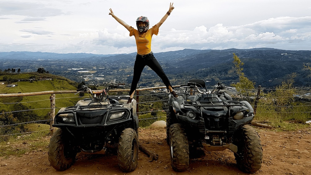 Picture 3 for Activity From Medellín: ATV and Waterfall Paragliding Tour