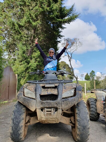 Picture 5 for Activity From Medellín: ATV and Waterfall Paragliding Tour