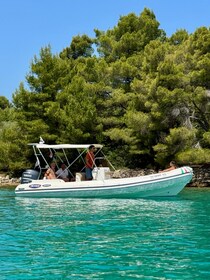 Tour grupal de medio día en lancha rápida por las islas alrededor de Zadar