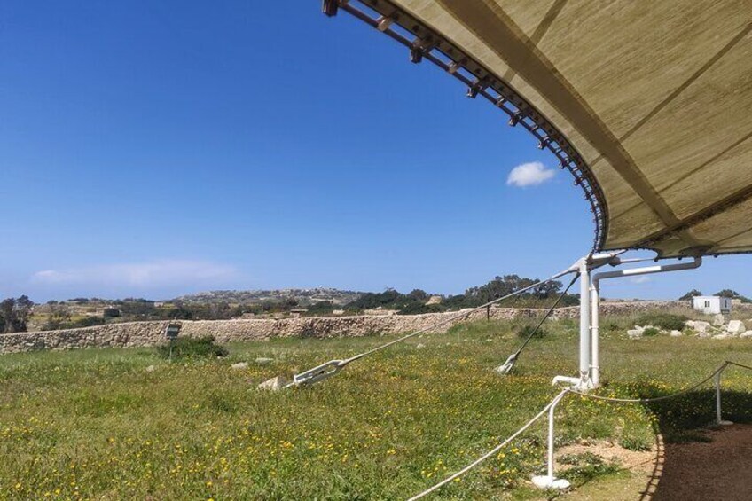 The countryside srrrounding the Hagar Qim Temple