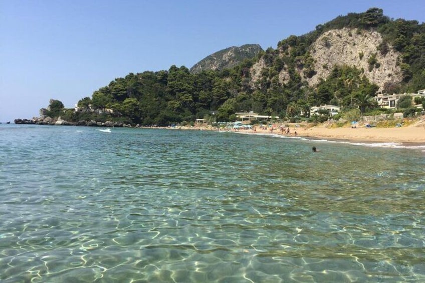 Corfu: A relaxed day at Glyfada Beach