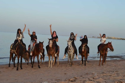 Paseos a caballo por la playa en Sharm El Sheikh