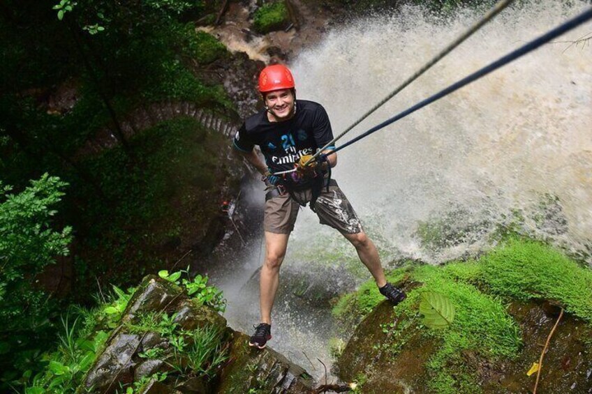 Canyoning Waterfall Rappelling Adventure in Costa Rica