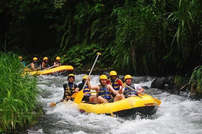 Ubud White Water Rafting with Private Transfer & Lunch