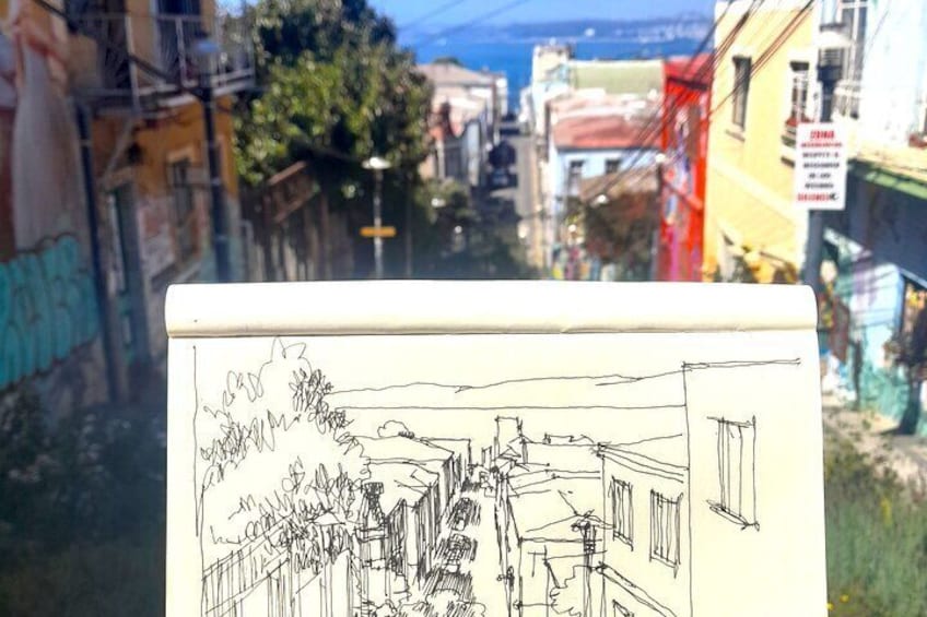 Learn to Draw your Own Travel Diary Knowing Valparaíso
