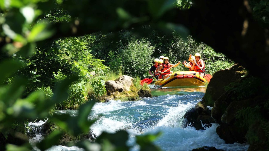 From Omiš: Cetina River Rafting Trip with Underwater Cave