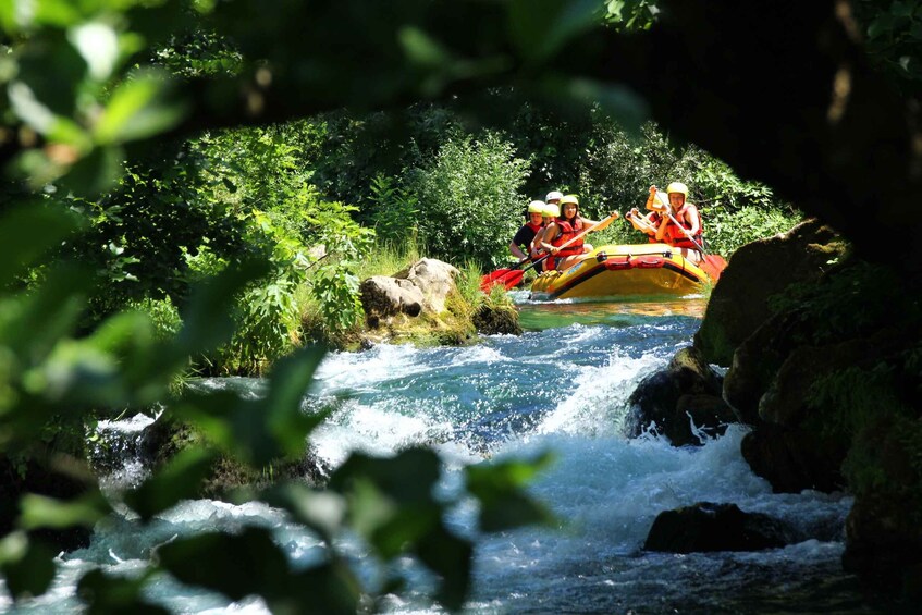 From Omiš: Cetina River Rafting Trip with Underwater Cave