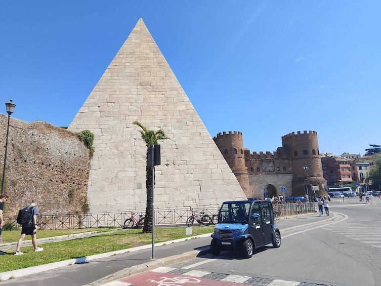 Private Golf Cart Tour in Rome (Catacombs Optional)