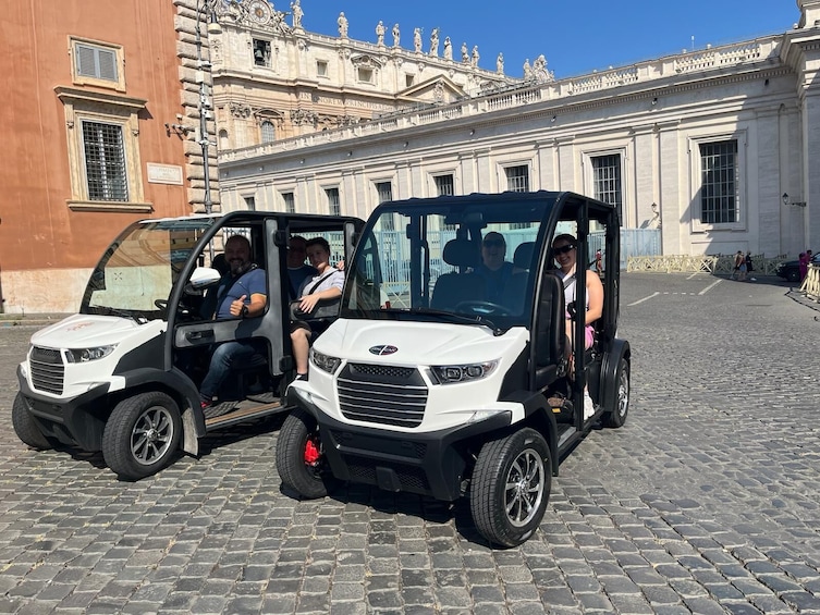 Private Golf Cart Tour in Rome (Catacombs Optional)