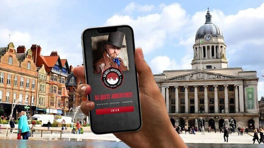 Nottingham Quest: Self Guided City Walk & Immersive Treasure Hunt