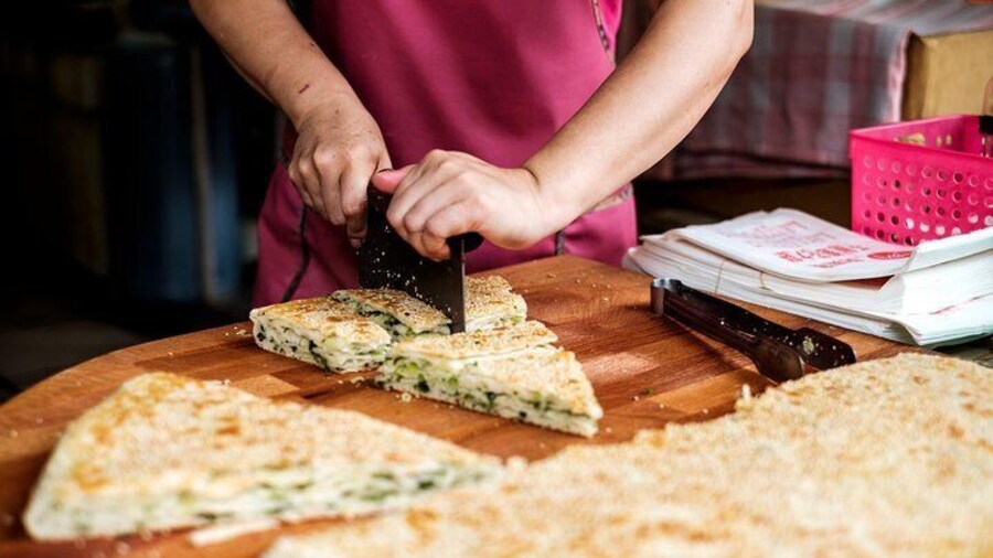 Most delicious scallion pancake
