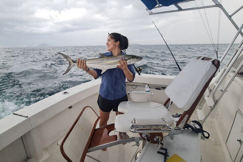 Full Day Fishing at South Pearl Islands on Private Yacht 