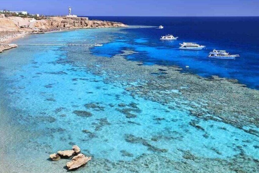 Full Day Snorkeling & Lunch on Tiran Island with Transfer Sharm