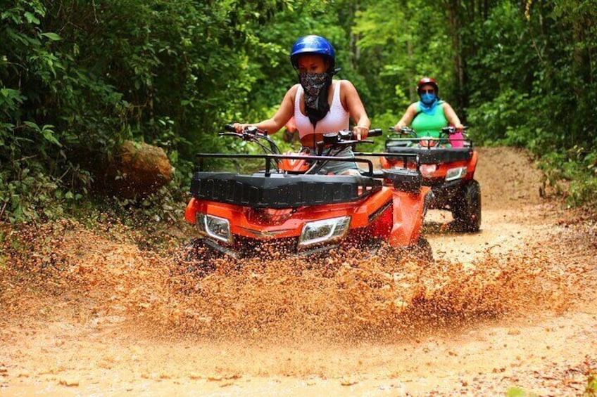 Awesome Horseback Riding, ATV, Ziplines and Cenote with Lunch