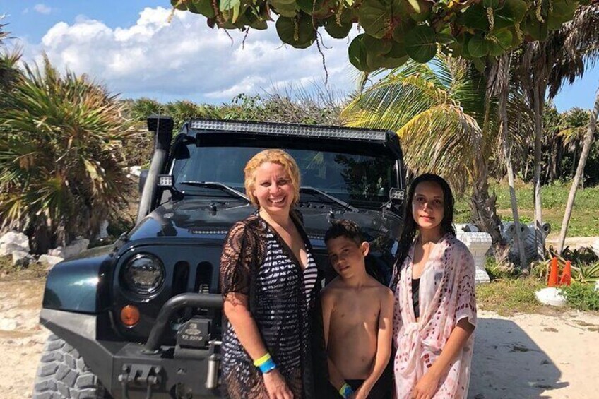 Jeep adventure in Cozumel