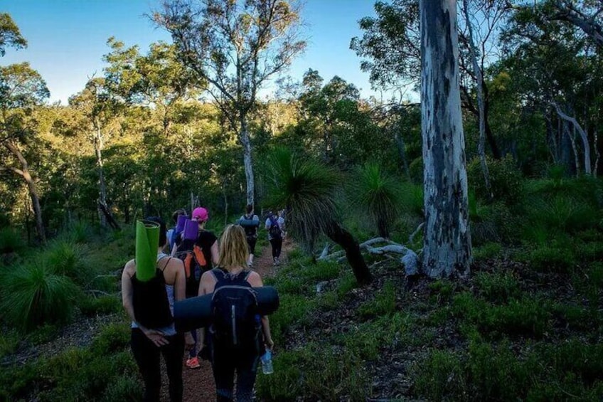 Sunset Yoga Hike in Australia