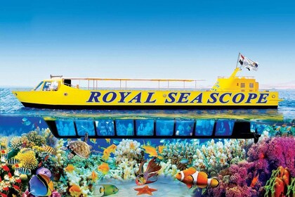 Hurghada: Royal Seascope Submarine Cruise with Snorkel Stop