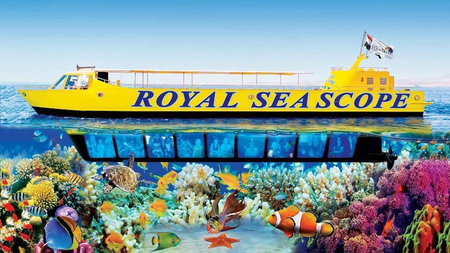 Hurghada: Royal Seascope Submarine Cruise with Snorkel Stop
