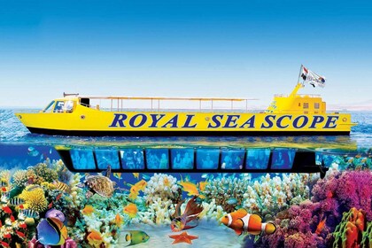 Hurghada: Royal Seascope onderzeebootcruise met snorkelstop