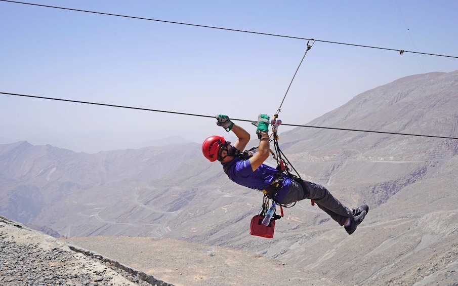 Picture 1 for Activity Ras al-Khaimah: Jebel Jais Zipline Adventure