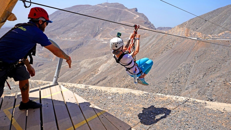 Ras al-Khaimah: Jebel Jais Zipline Adventure