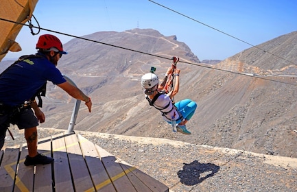 Ras al-Khaimah: Jebel Jais Zipline Adventure