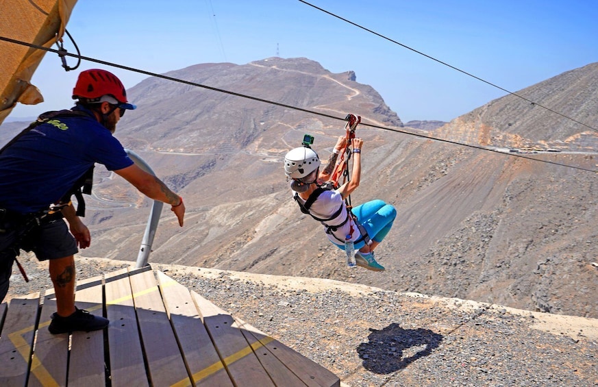 Ras al-Khaimah: Jebel Jais Zipline Adventure