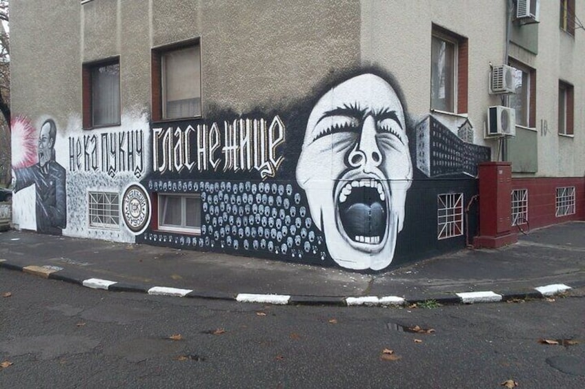Grobari amazing graffiti