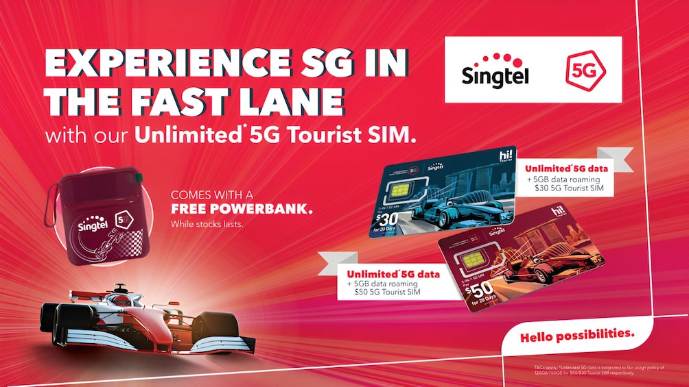 Singtel Prepaid SIM cards