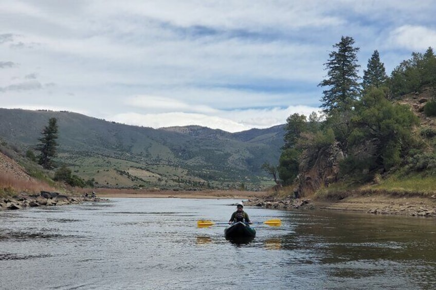 Inflatable Kayak Adventure Colorado River: Half Day Guided Tour