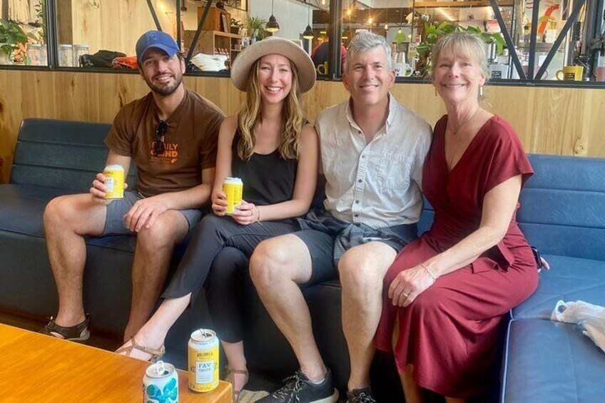 Families love the GF food & brew tour!
