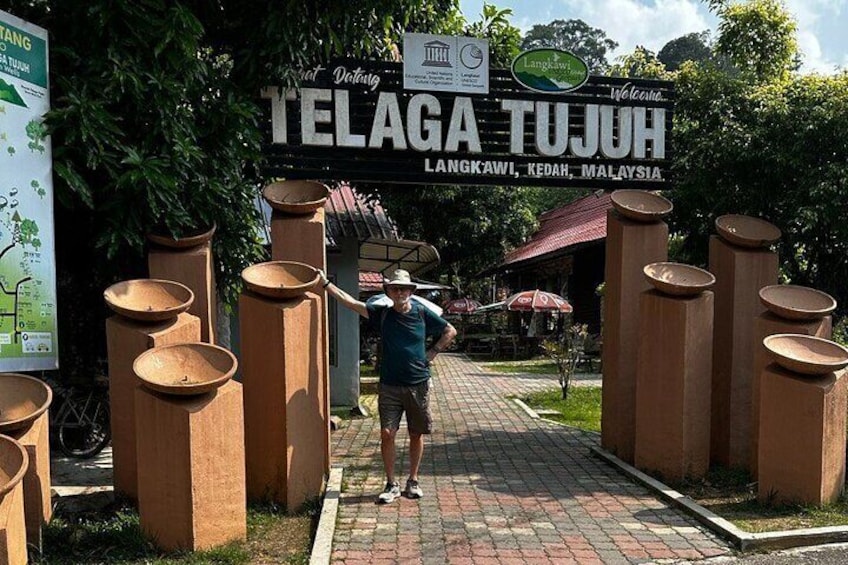 Private Telaga Tujuh Waterfall Half Day and Sacred Blue Pool Tour