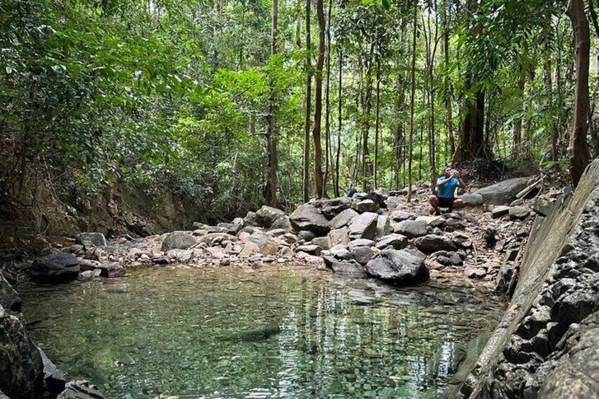 Private Telaga Tujuh Waterfall Half Day and Sacred Blue Pool Tour