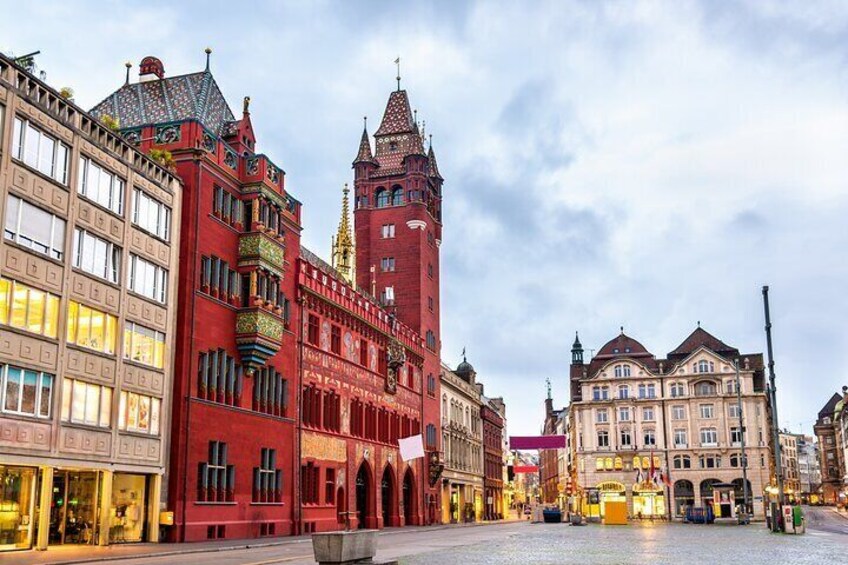 Private transfer from Bern to Basel with a 2 hour stop in Olten