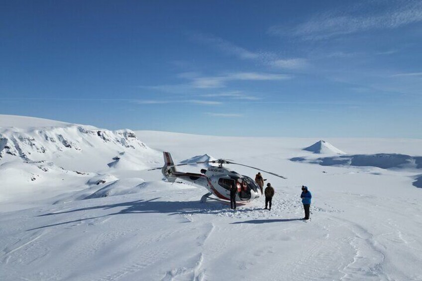 Golden Circle & Glacier Landing Helicopter Experience