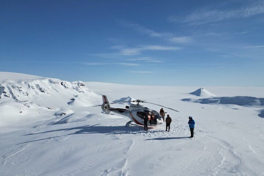 Golden Circle & Glacier Landing Helicopter Experience