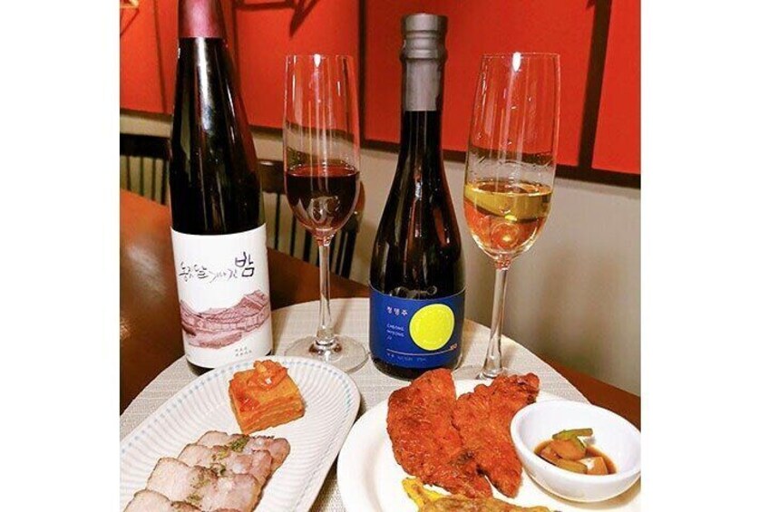 Learn to Cook Korean Food with Traditional Liquor Tasting