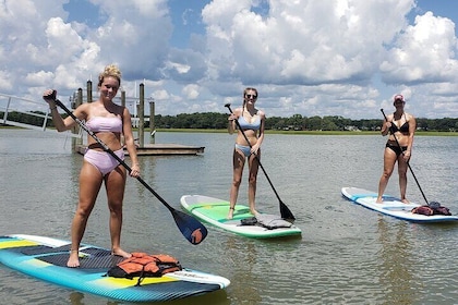 SUP (stand-up paddboard) Salt Marsh Maze Tour