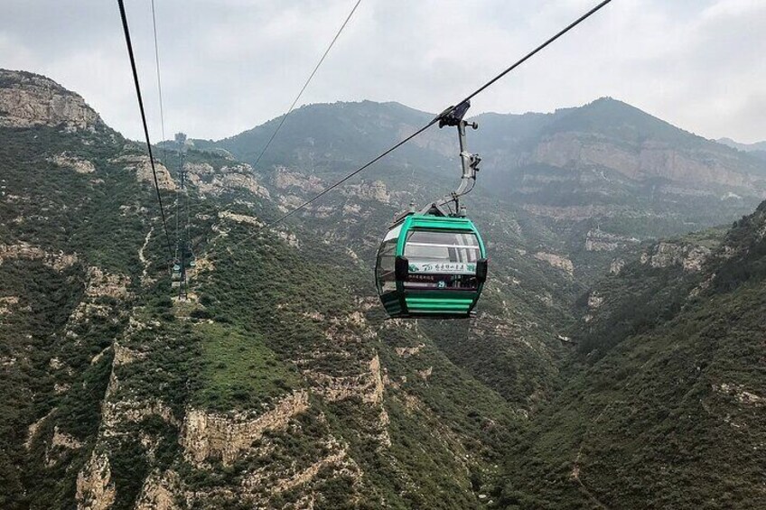 Cable car at Hengshan mountain
