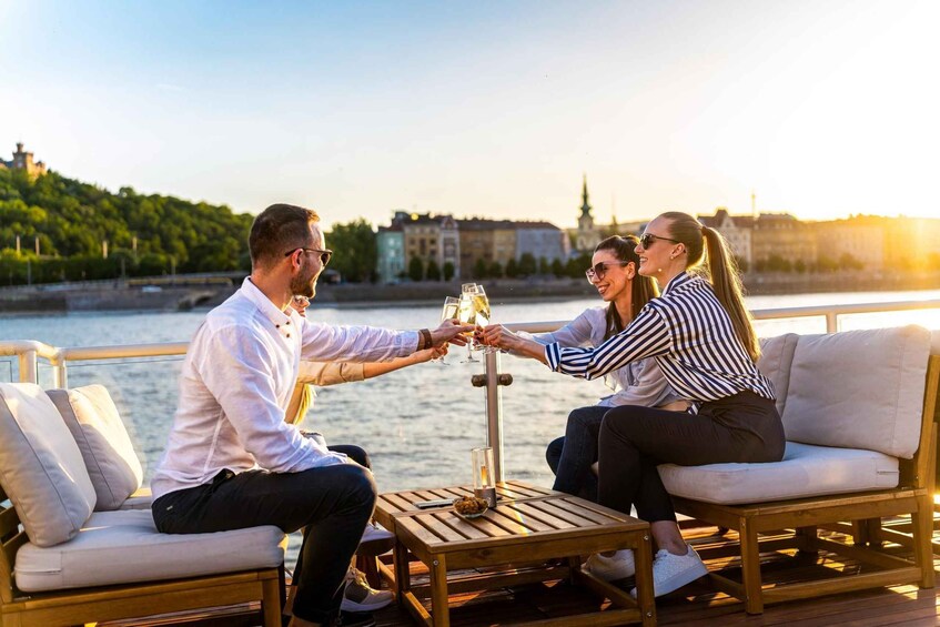 Picture 14 for Activity Budapest: Premium Evening Cruise with Tokaj Frizzante