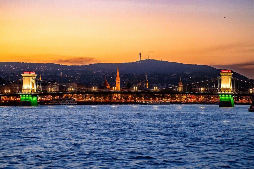 Picture 9 for Activity Budapest: Premium Evening Cruise with Tokaj Frizzante