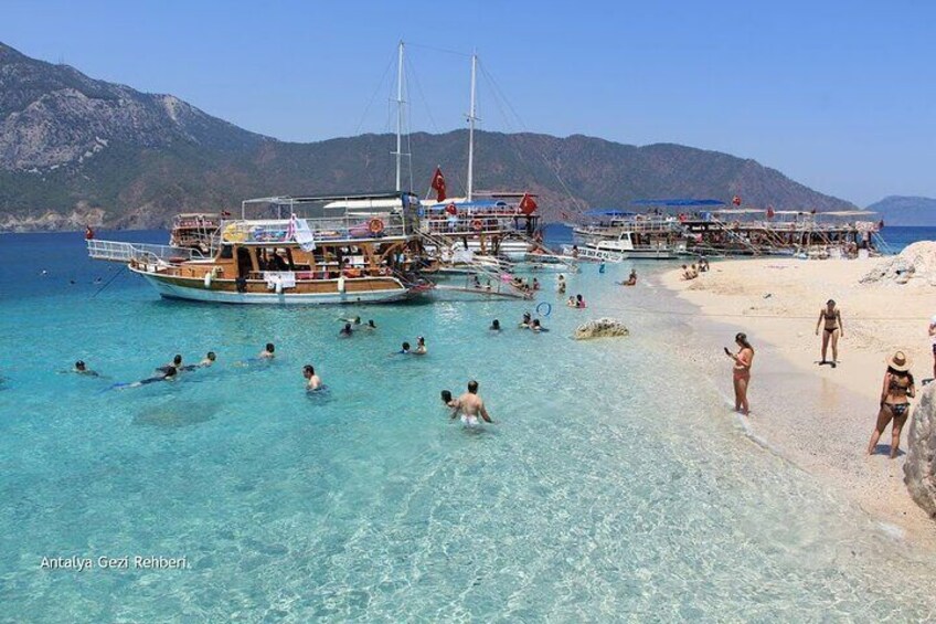 Boat Trip Adrasan-Suluada Island from Antalya "Turkish Maldives"