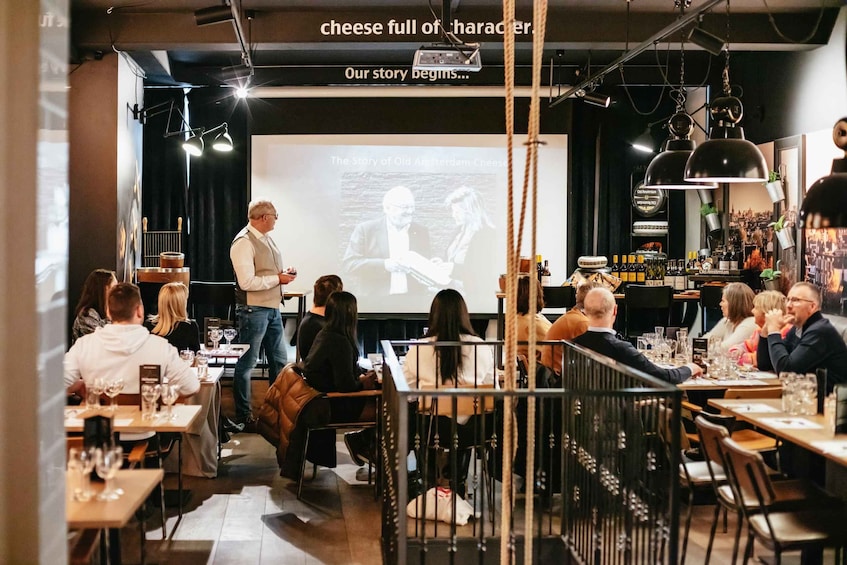 Picture 1 for Activity Amsterdam: Dutch Cheese Tasting Experience with Wine