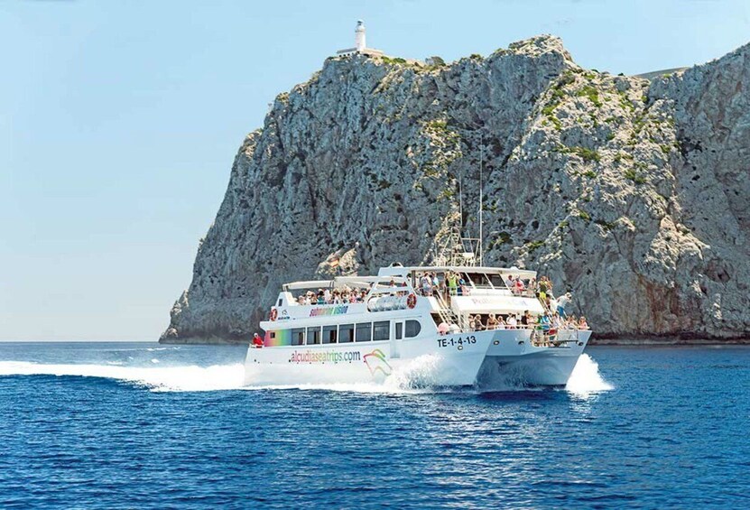 Alcudia: Boat Trip to Cap de Formentor and Formentor