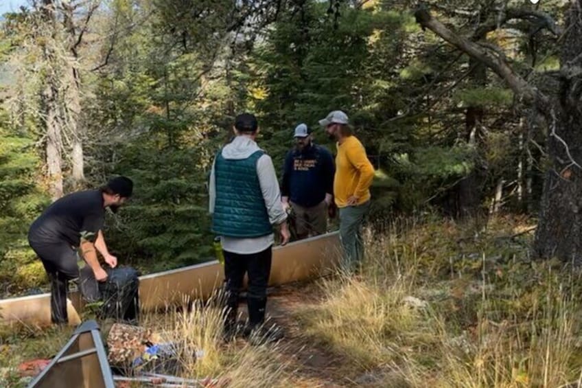 Canoe Fishing Wilderness Lakes, Lutsen and Grand Marais