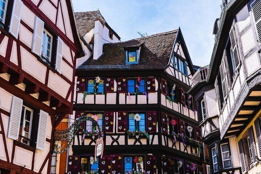 half-timbered house