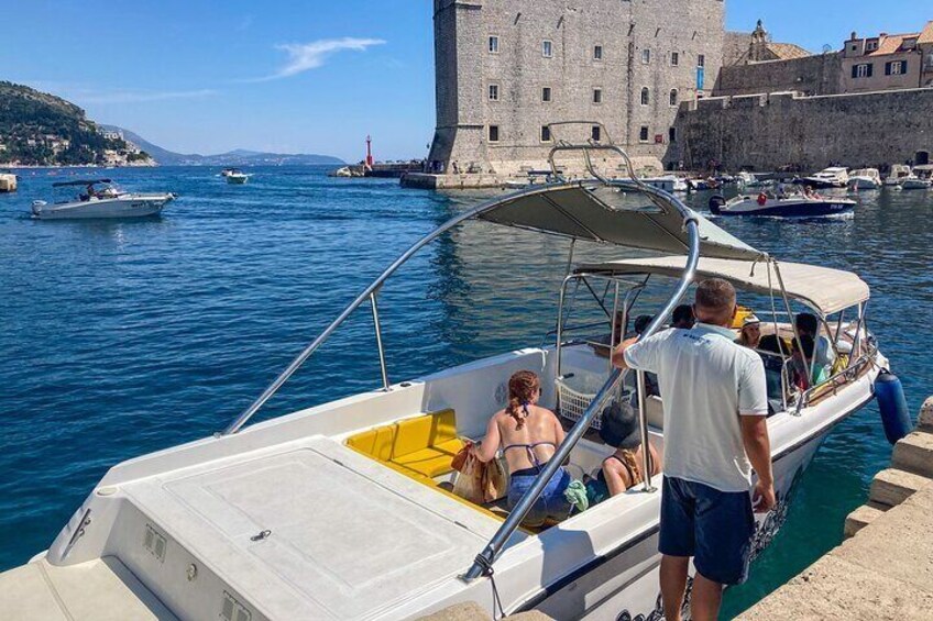 Departure from the Old Town of Dubrovnik