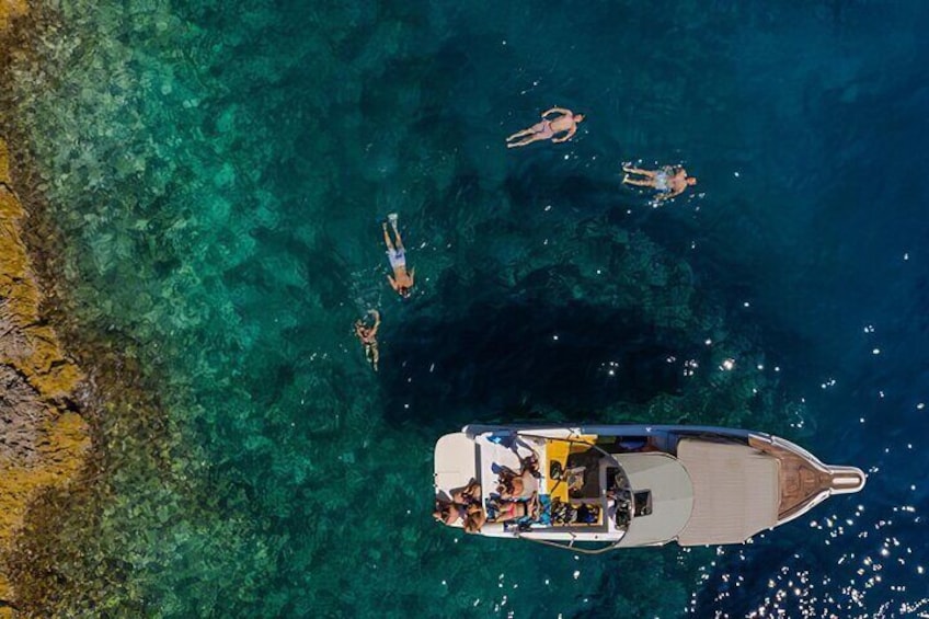 Blue Cave, Green Cave & Lopud Beach small group Speed boat Tour