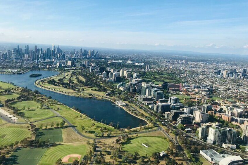 Melbourne Skyline Helicopter Scenic Flight